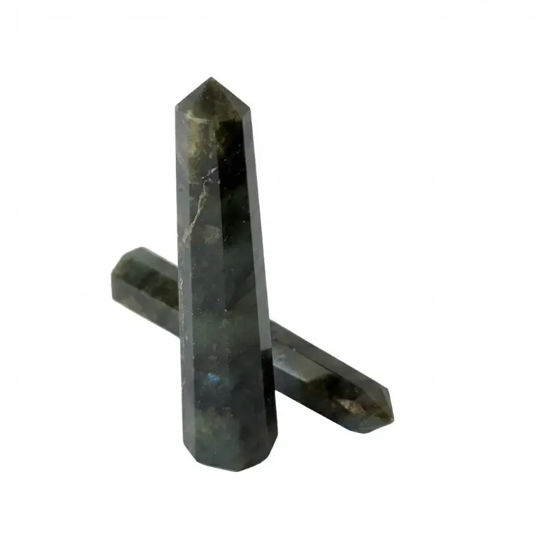 Labradorite crystal tower point for protection